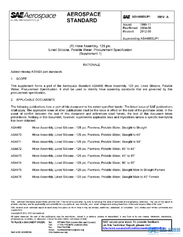 SAE AS4468SUP1A PDF SAE AS4468SUP1A PDF