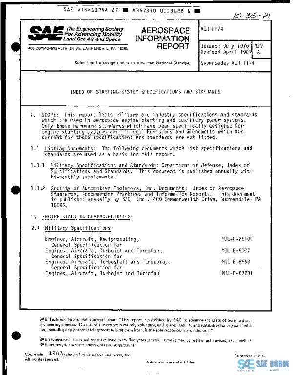 SAE AIR1174A PDF