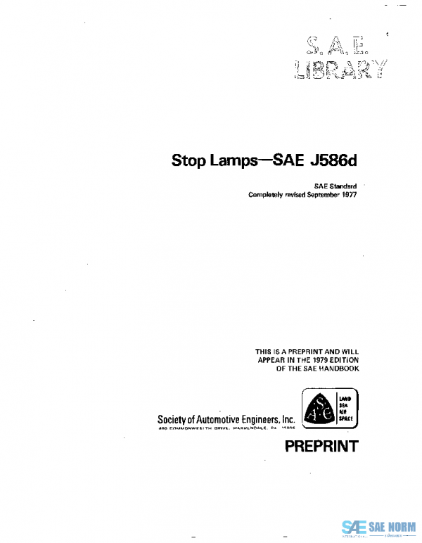 SAE J586D_197709 PDF SAE J586D_197709 PDF