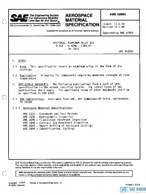 SAE AMS4290H PDF