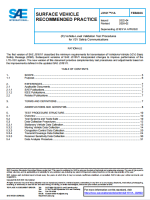 SAE J3161-1A PDF 2026