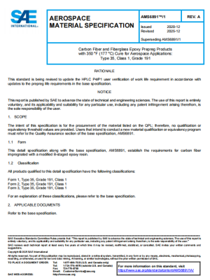 SAE AMS 6891-1A PDF 2025