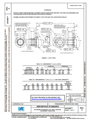 SAE AS1050A 2026 PDF