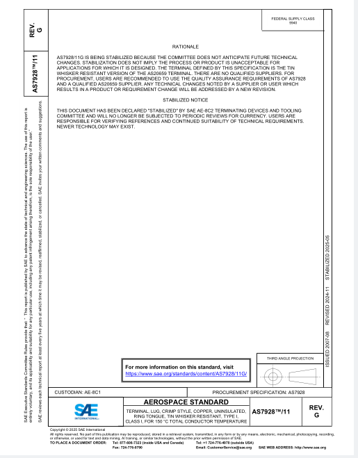 SAE AS81824-11A PDF 2025