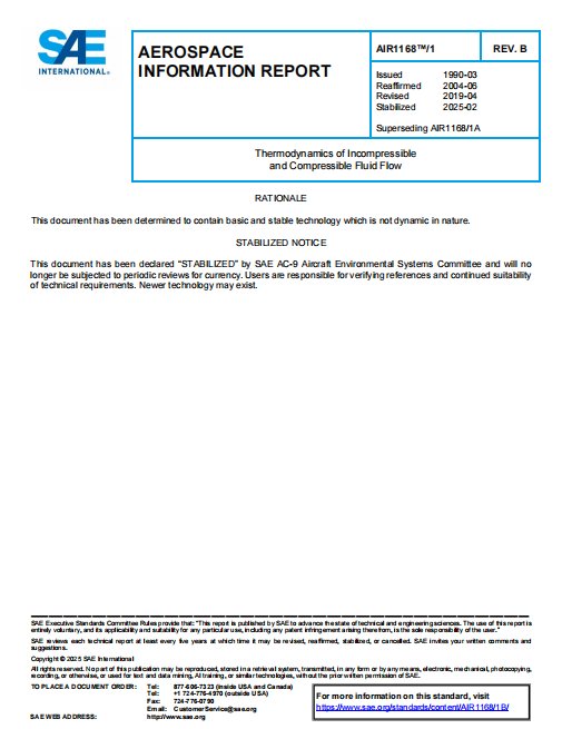 SAE AIR 1168-1B PDF 2025