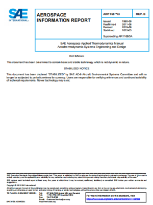 SAE AIR 1168-3B PDF 2025