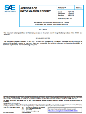 SAE AIR 1262A PDF 2025