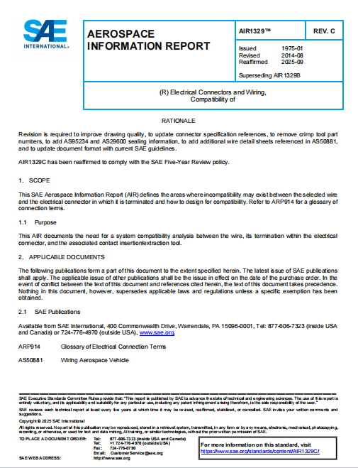 SAE AIR1329C PDF 2025 SAE AIR1329C PDF 2025