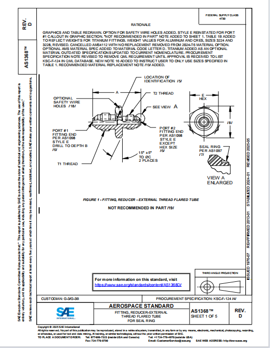 SAE AS 1368D PDF 2025
