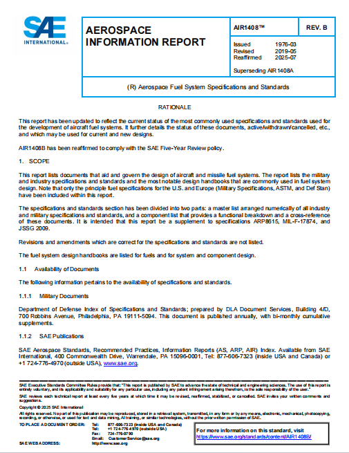SAE AIR 1408B PDF 2025