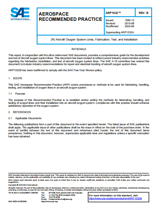 SAE ARP1532B PDF 2025