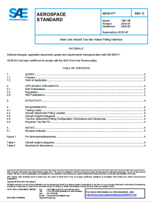 SAE AS1614D 2026 PDF
