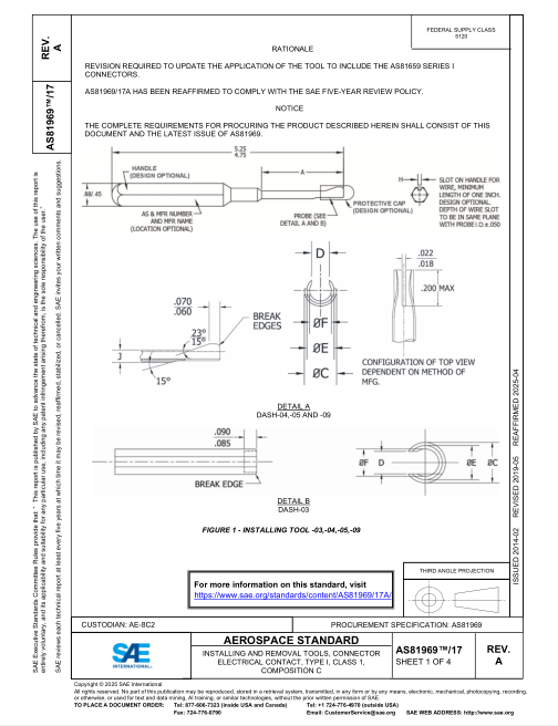 SAE AS81969-17A PDF 2025