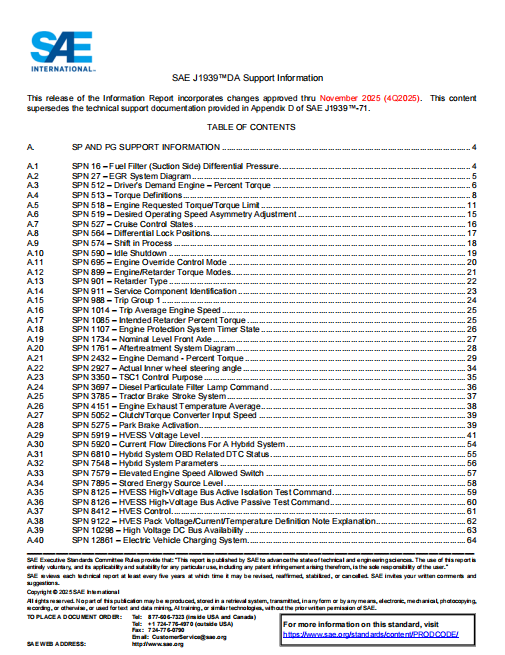 SAE J1939DA PDF 2026