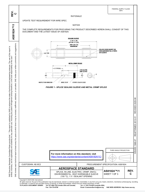 SAE AS81824-1C PDF 2025 SAE AS81824-1C PDF 2025