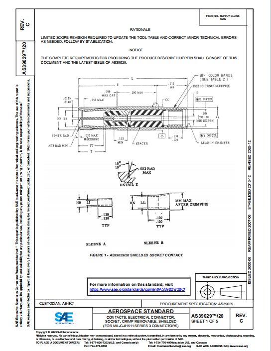SAE AS39029-20C PDF 2025