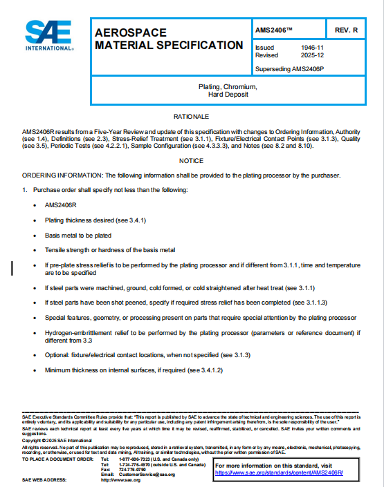SAE AMS 2406R PDF 2025