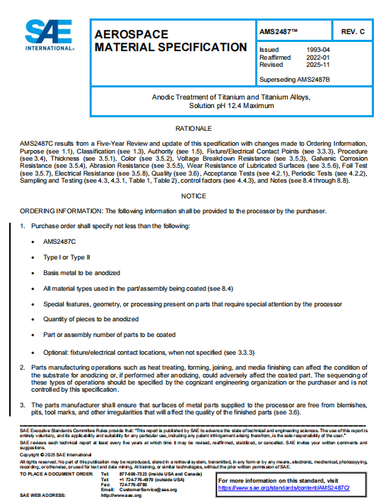 SAE AMS 2487C PDF 2025