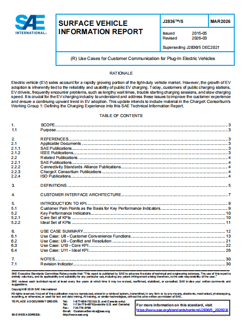 SAE J2836-5 PDF 2026 SAE J2836-5 PDF 2026