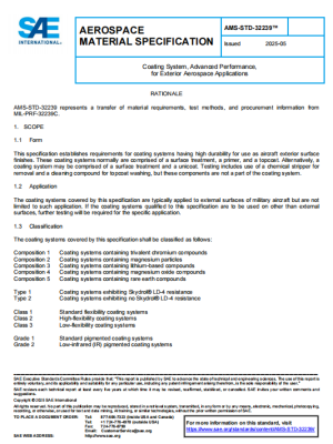 SAE AMS-STD-32239 PDF 2025