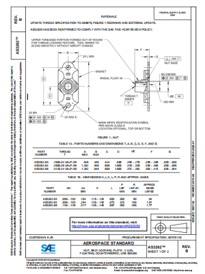 SAE AS3262B 2026 PDF
