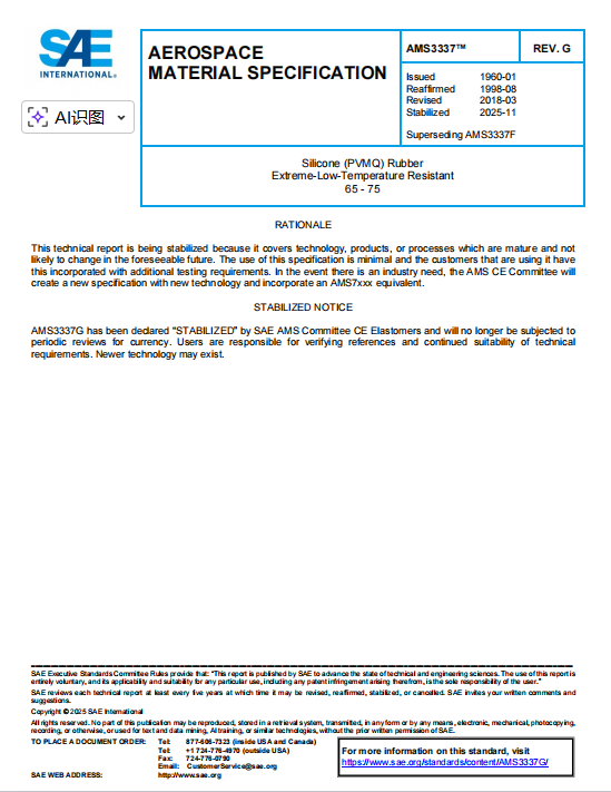 SAE AMS 3337G PDF 2025