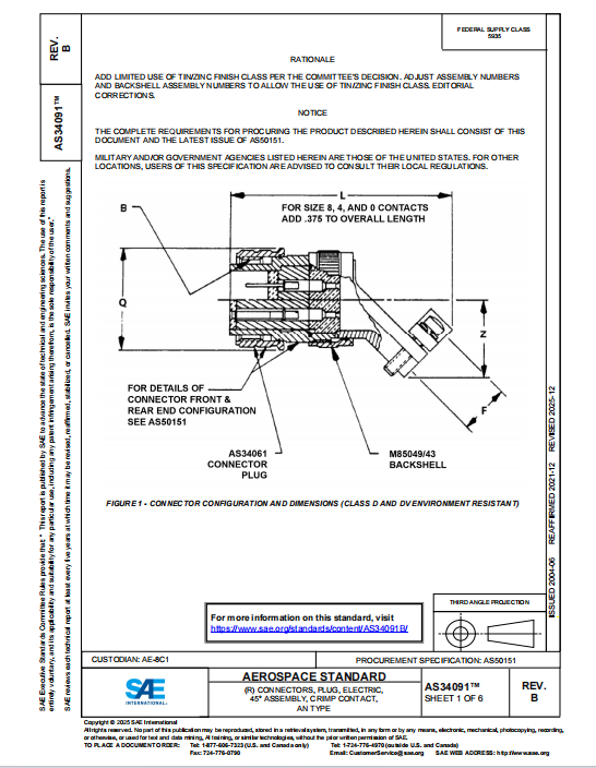 SAE AS34091B PDF 2025