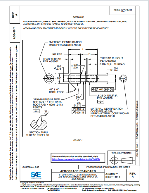 SAE AS3490A 2016 PDF