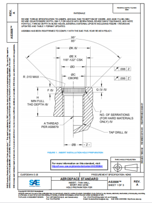 SAE AS3508A 2026 PDF