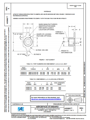 SAE AS3602A 2026 PDF