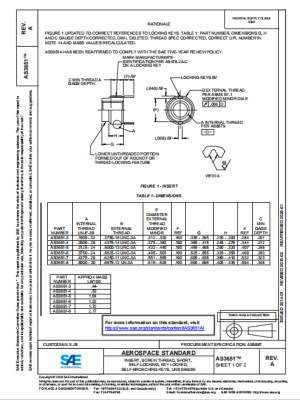 SAE AS3651A 2026 PDF