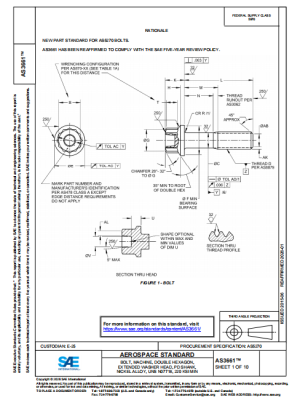 SAE AS3661 2026 PDF