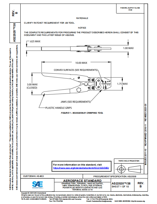 SAE AS 22520-38B PDF 2025
