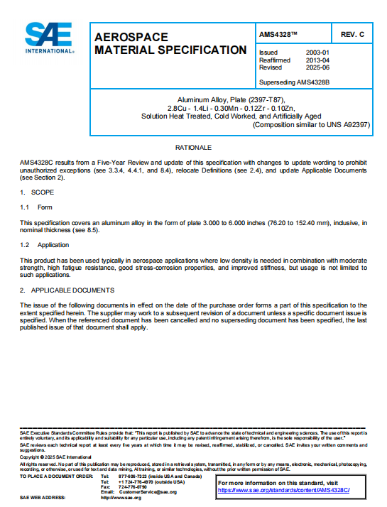 SAE AMS 4328C PDF 2025 SAE AMS 4328C PDF 2025