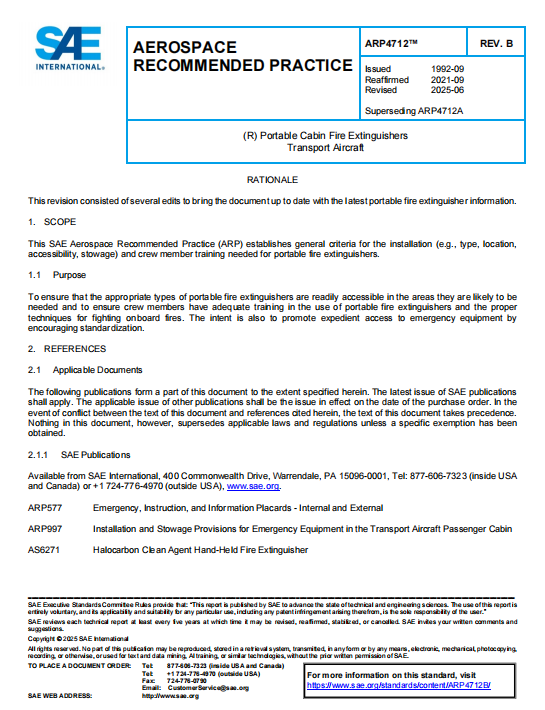 SAE ARP 4712B PDF 2025 SAE ARP 4712B PDF 2025