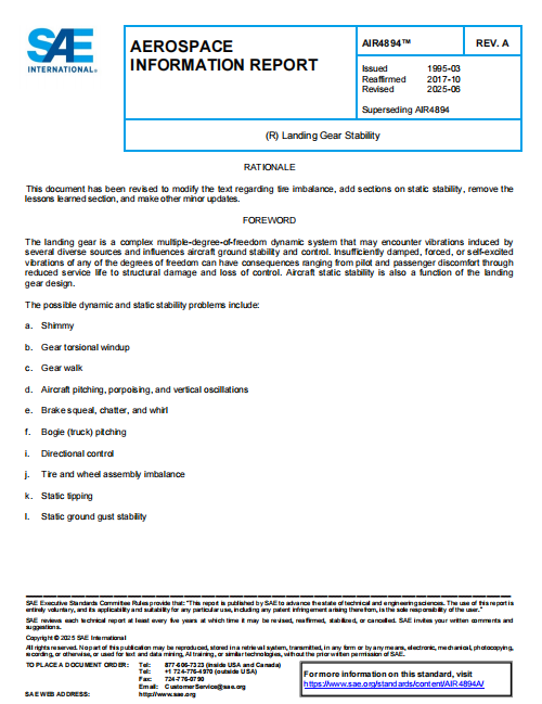 SAE AIR 4894A PDF 2025