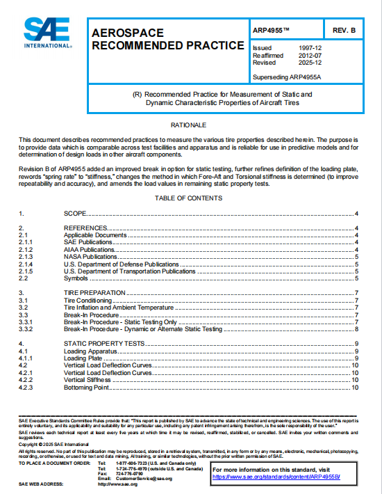 SAE ARP 4955B PDF 2025