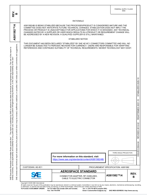 SAE AS81582-4B PDF 2025