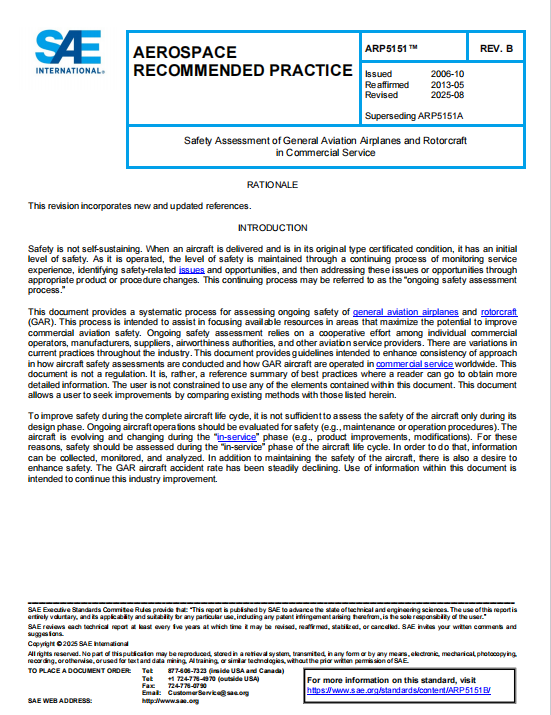 SAE ARP 5151B PDF 2025