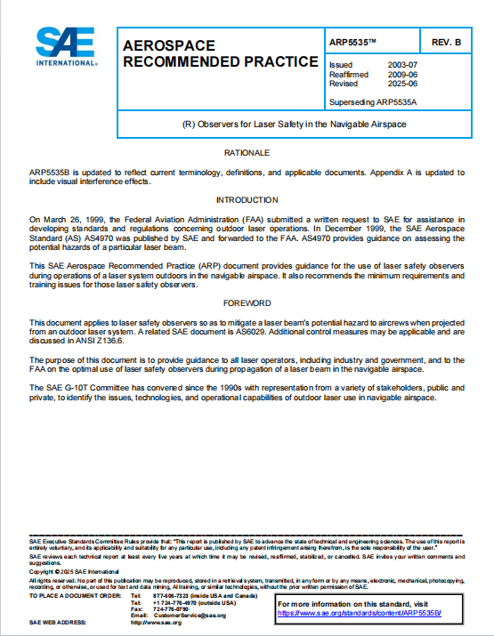SAE ARP 5535B PDF 2025 SAE ARP 5535B PDF 2025