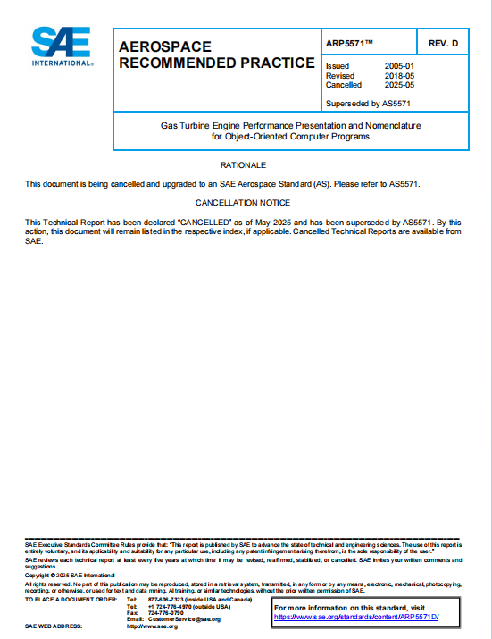 SAE ARP 5571D PDF 2025 SAE ARP 5571D PDF 2025