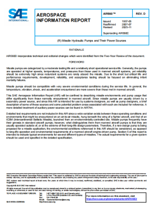 SAE AIR 560D PDF 2025