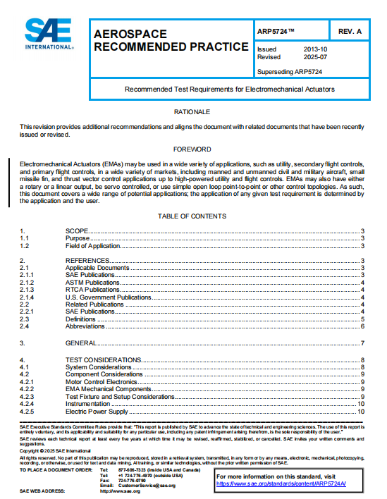 SAE ARP 5724A  PDF 2025