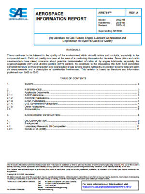 SAE AIR 5784A PDF 2025