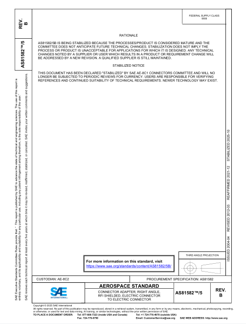 SAE AS81582-5B PDF 2025