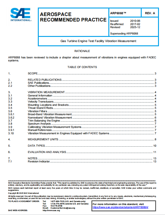 SAE ARP 6068A PDF 2025