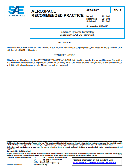 SAE ARP 6128A PDF 2025 SAE ARP 6128A PDF 2025