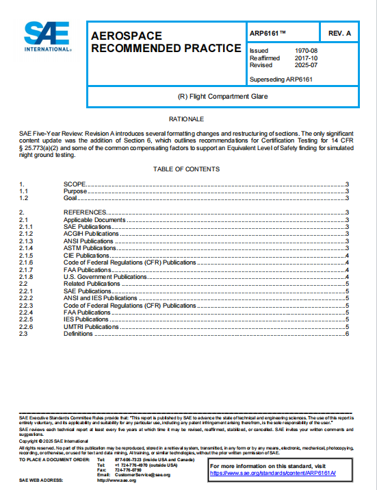 SAE ARP 6161A PDF 2025 SAE ARP 6161A PDF 2025