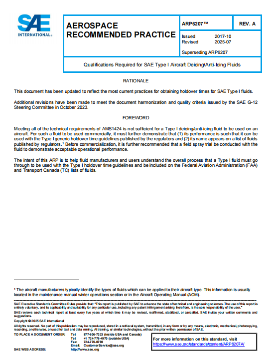 SAE ARP 6207A PDF 2025 SAE ARP 6207A PDF 2025