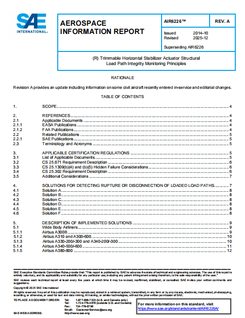 SAE AIR 6226A PDF 2025